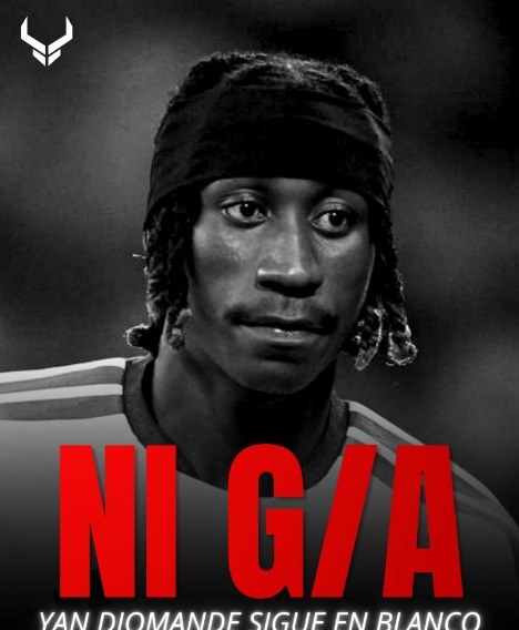 Post de Instagram sobre Yan Diomande
