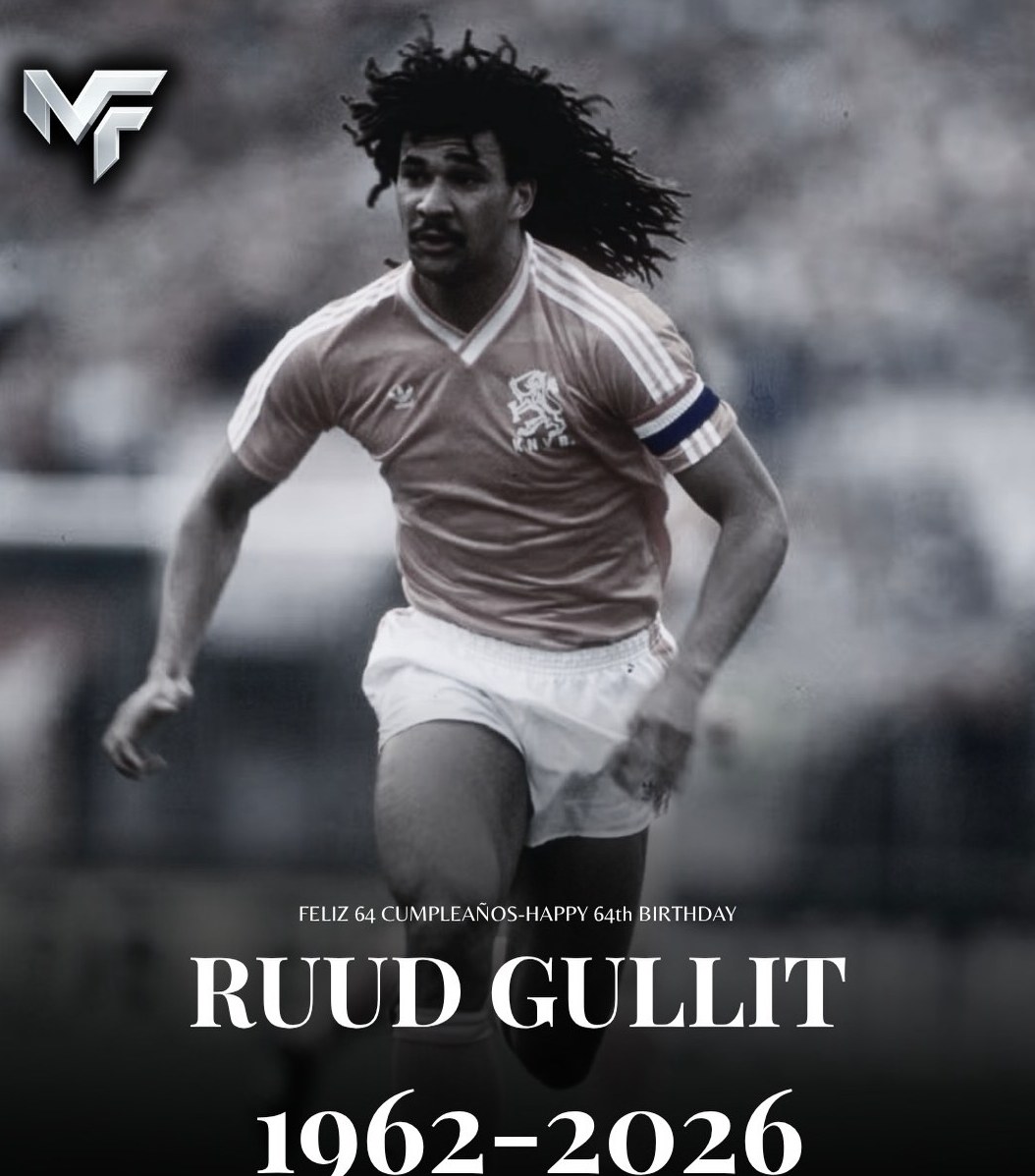 Post de Instagram: feliz cumpleaños Ruud Gullit